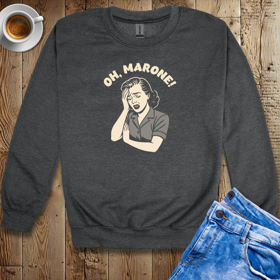 Oh Marone for Women Crew Neck Sweatshirt