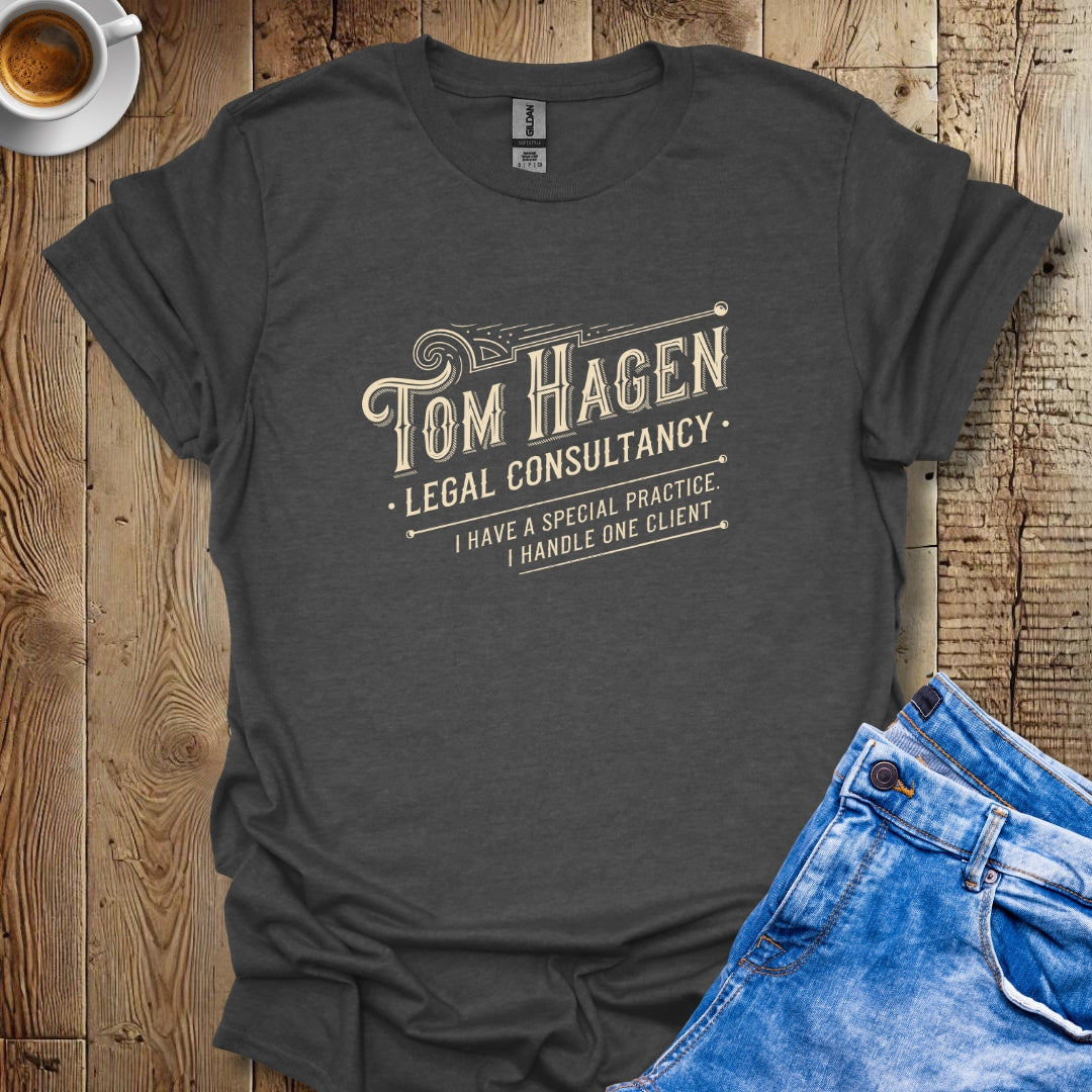 Tom Hagen Legal Consultancy Godfather Parody T-shirt