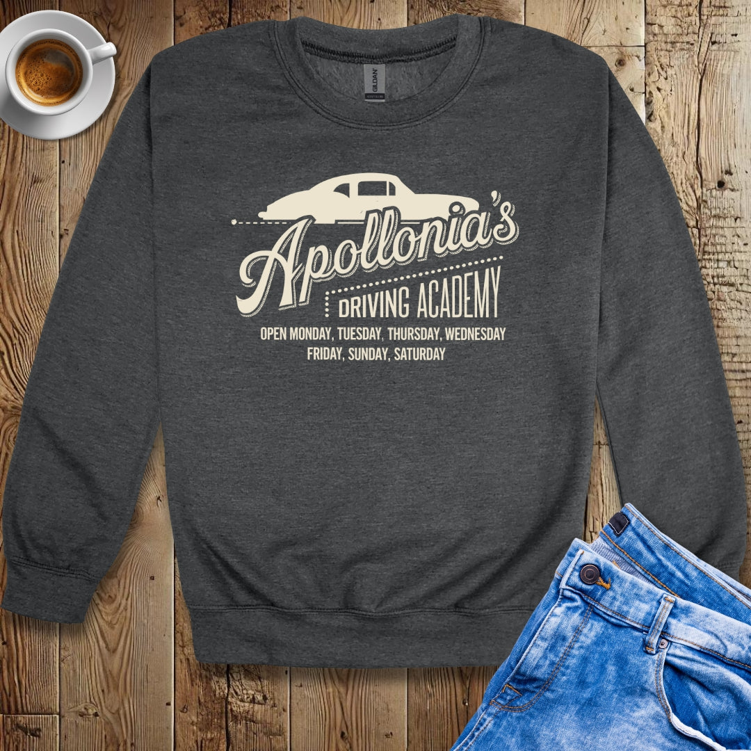 Apollonia's Driving Academy Godfather Parody Sweatshirt