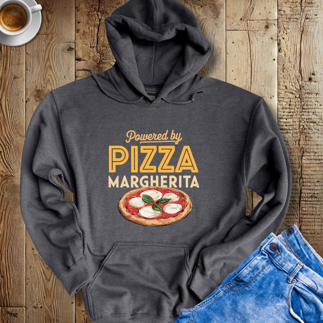 Powered by Pizza Margherita Hoodie Sweatshirt