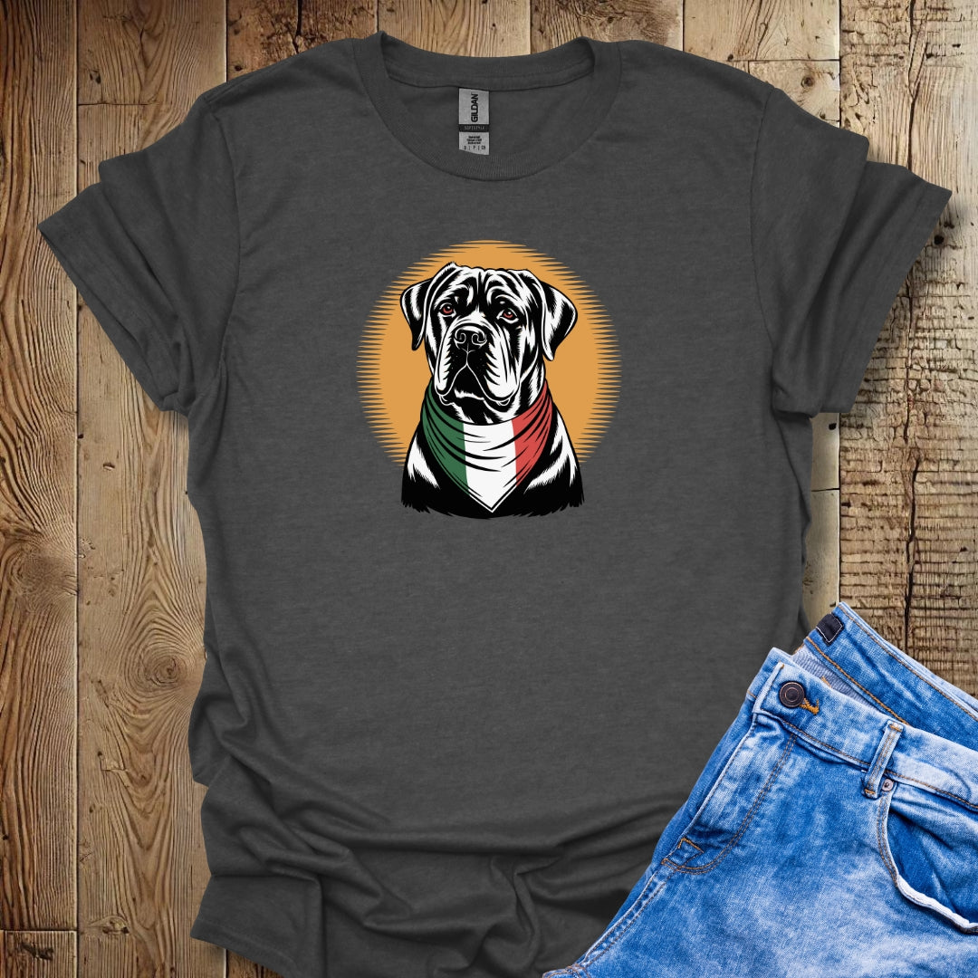 Cane Corso Italian Flag Bandana Unisex T-shirt