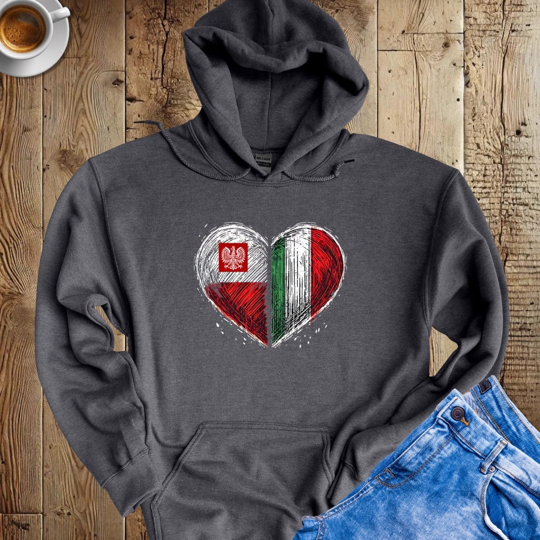 Half Polish Half Italian Hoodie Sweatshirt