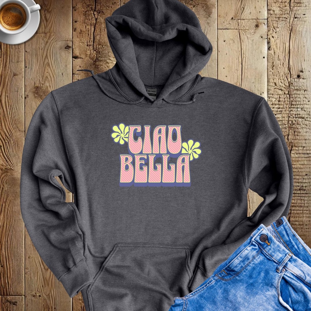 Retro Ciao Bella Hoodie Sweatshirt