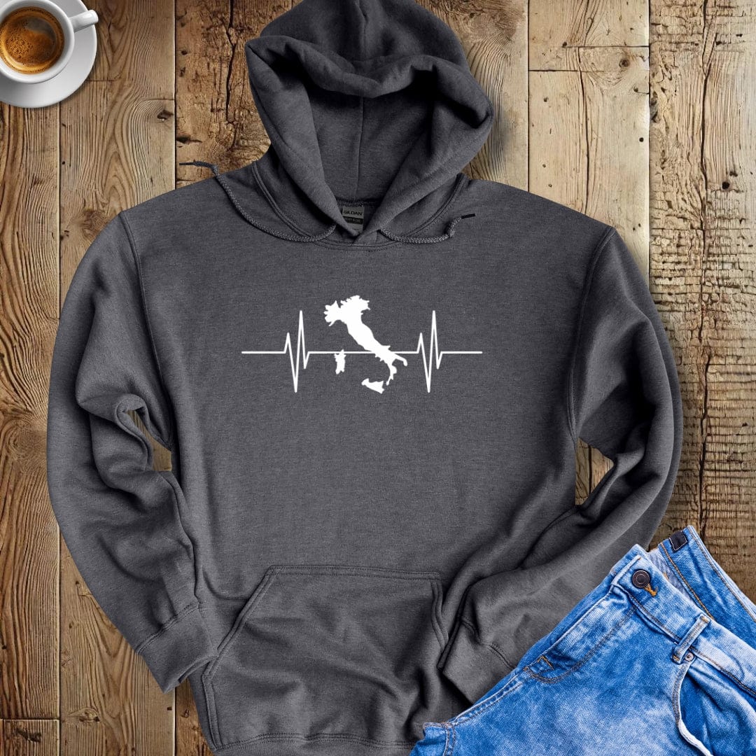 Italian Heartbeat Hoodie Sweatshirt
