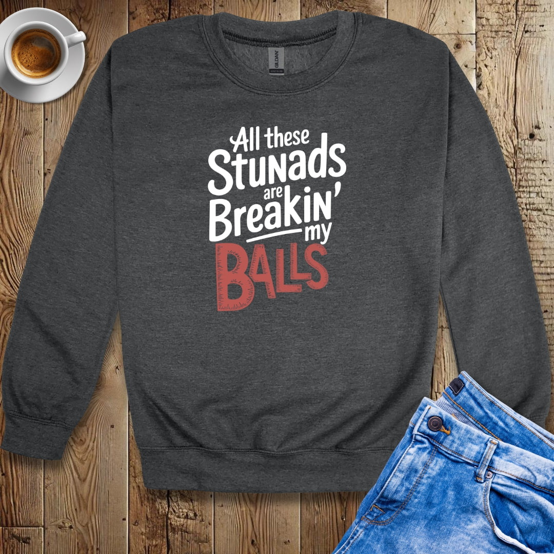 All These Stunads Breaking My Balls Sweatshirt