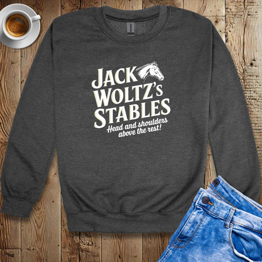 Jack Woltz's Stables Godfather Parody Sweatshirt