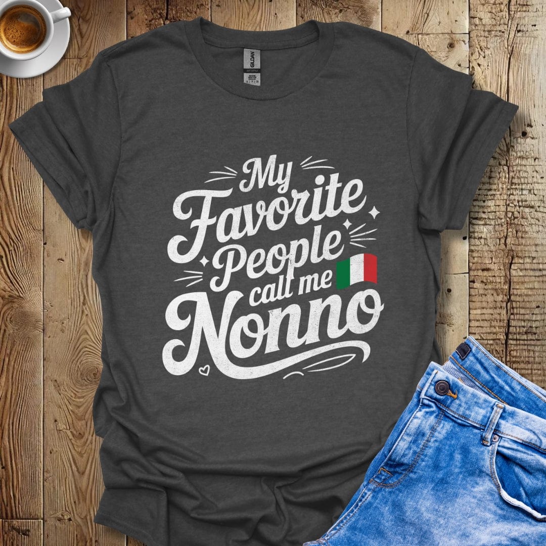 My Favorite People Call Me Nonno Italian Pride T-shirt