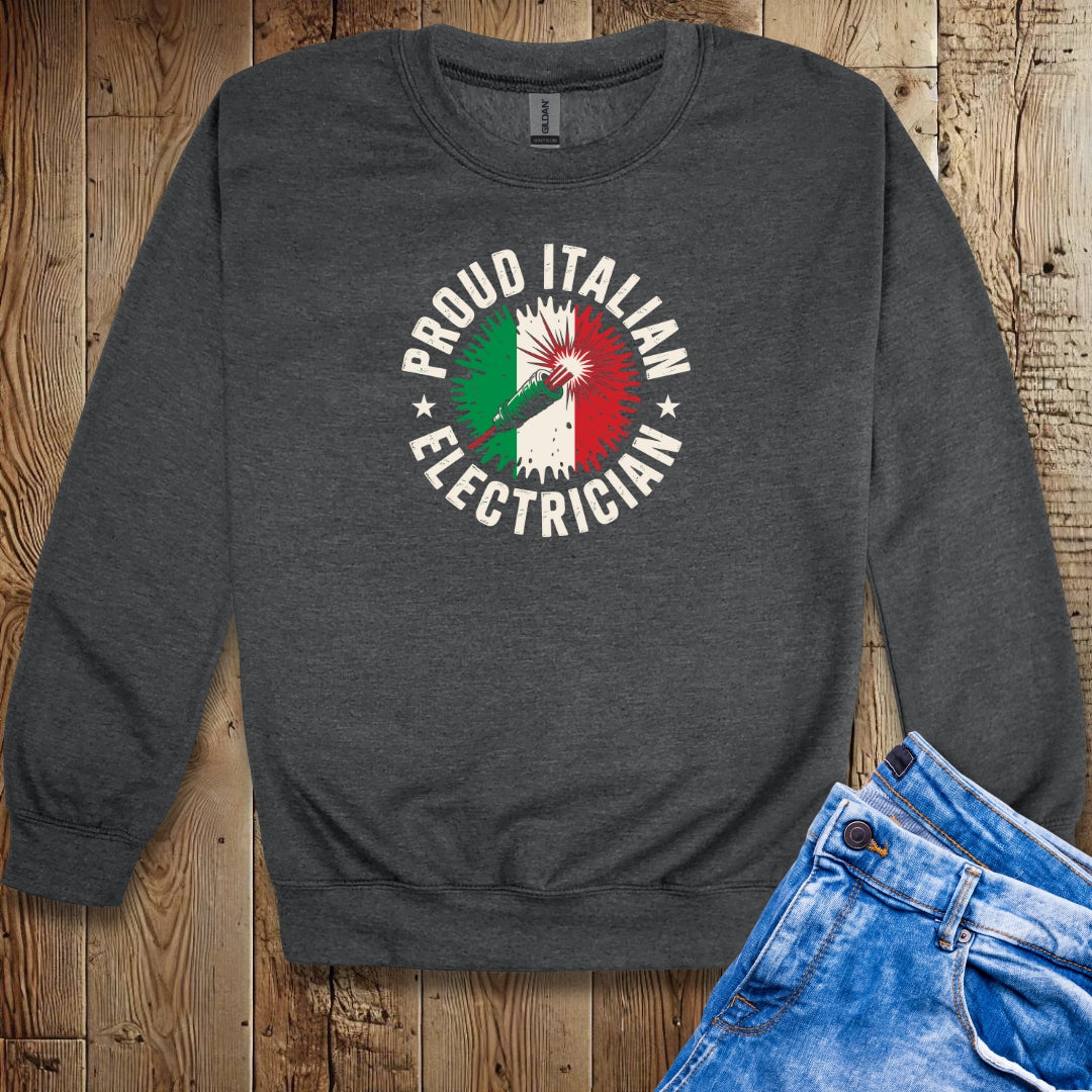 Proud Italian Electrician Sweatshirt