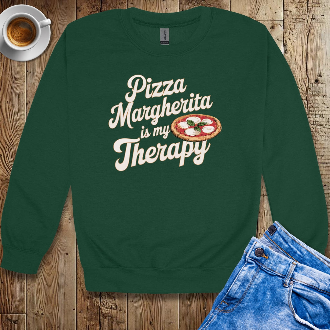 Pizza Margherita Is My Therapy Sweatshirt