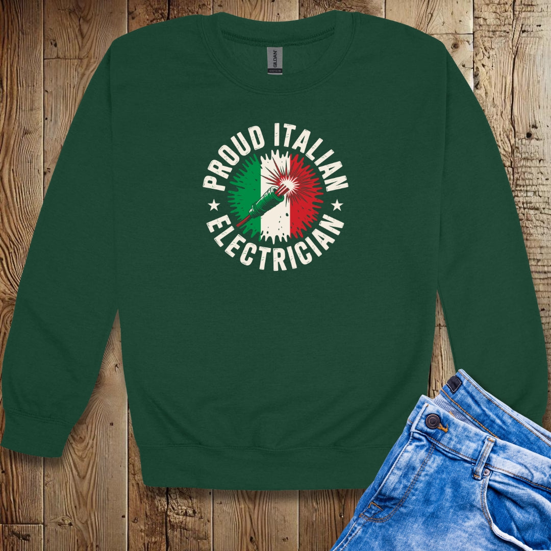 Proud Italian Electrician Sweatshirt