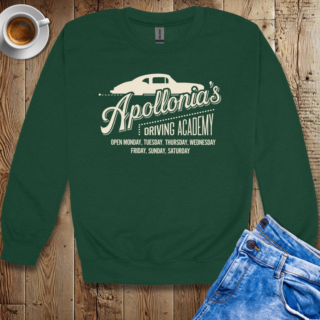 Apollonia's Driving Academy Godfather Parody Sweatshirt