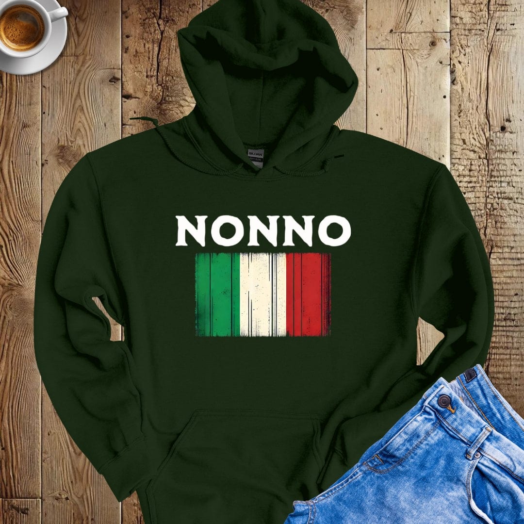 Nonno Italian Flag Hoodie Sweatshirt
