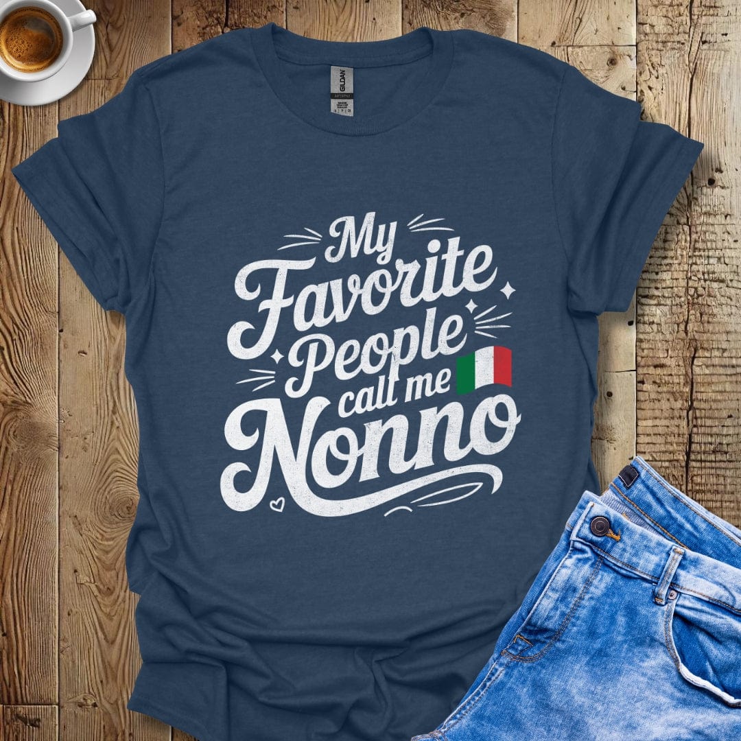 My Favorite People Call Me Nonno Italian Pride T-shirt