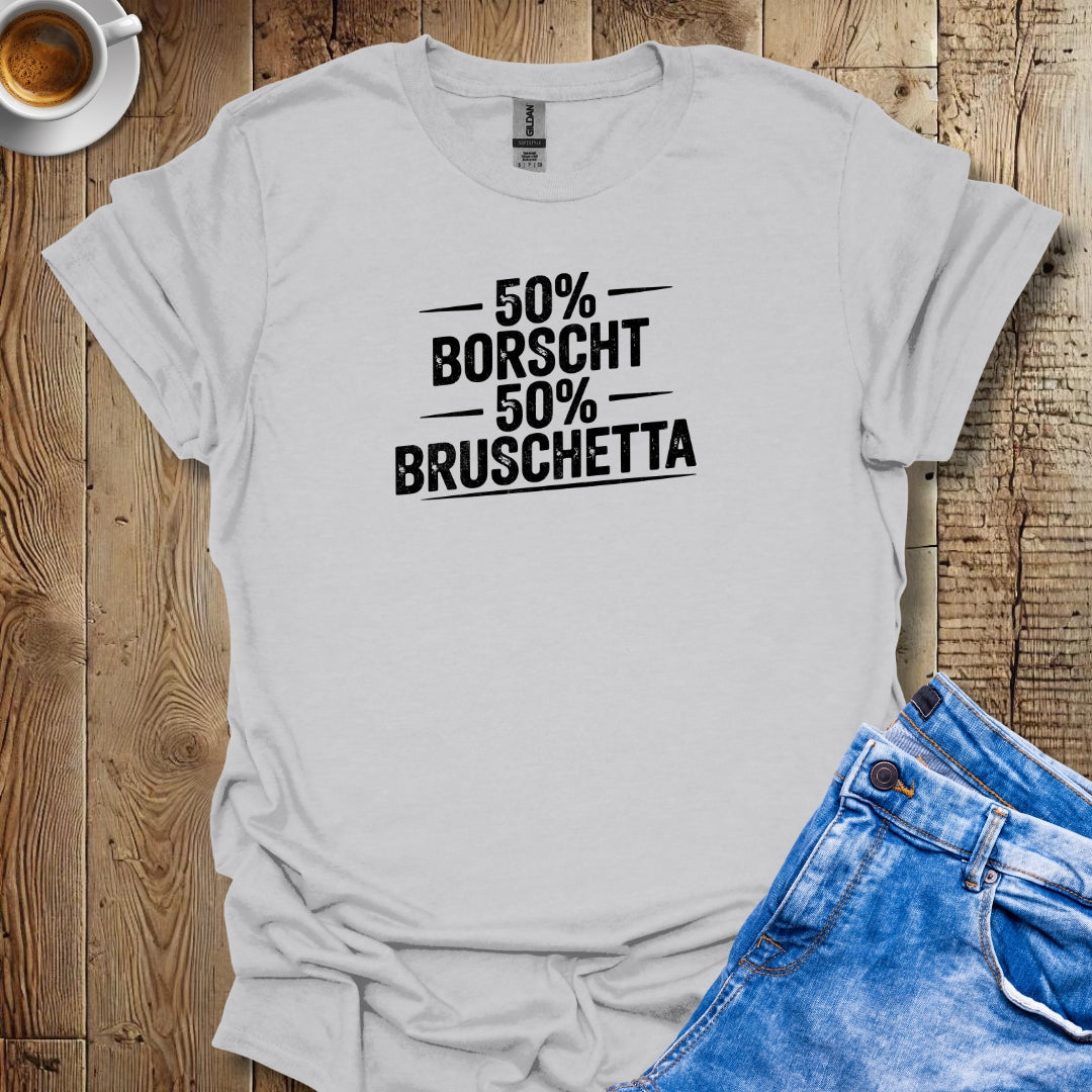 50% Borscht 50% Bruschetta Half Ukrainian Italian Negroni Time