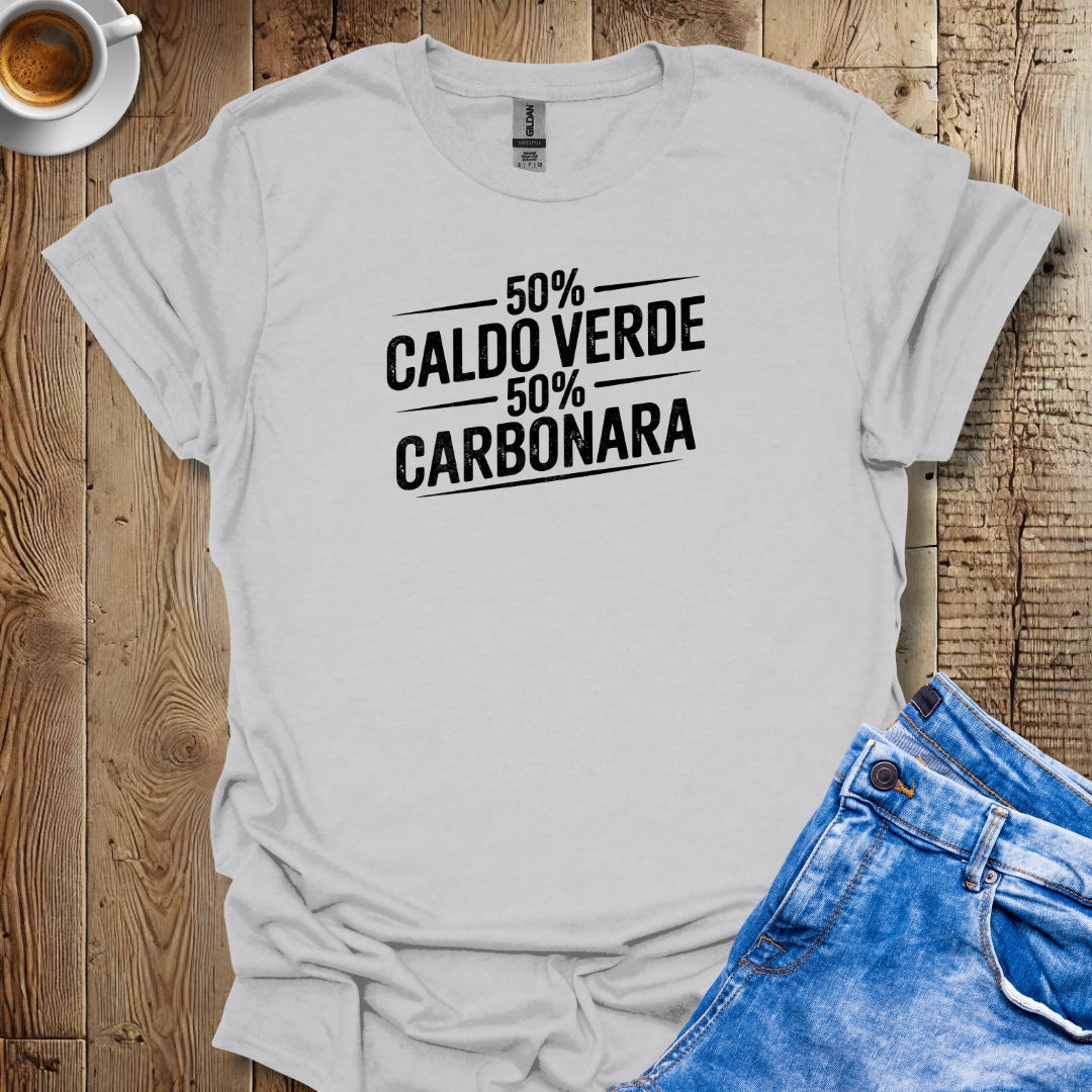 50% Caldo Verde 50% Carbonara Half Portuguese Italian Negroni Time