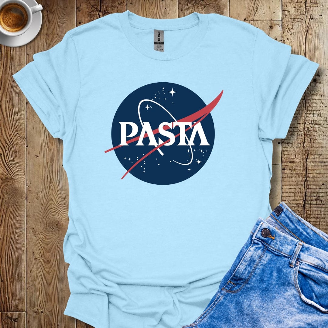 Pasta Nasa Logo Parody T-shirt