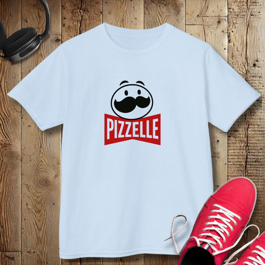 Pizzelle Pringles Logo Parody Kids Tee