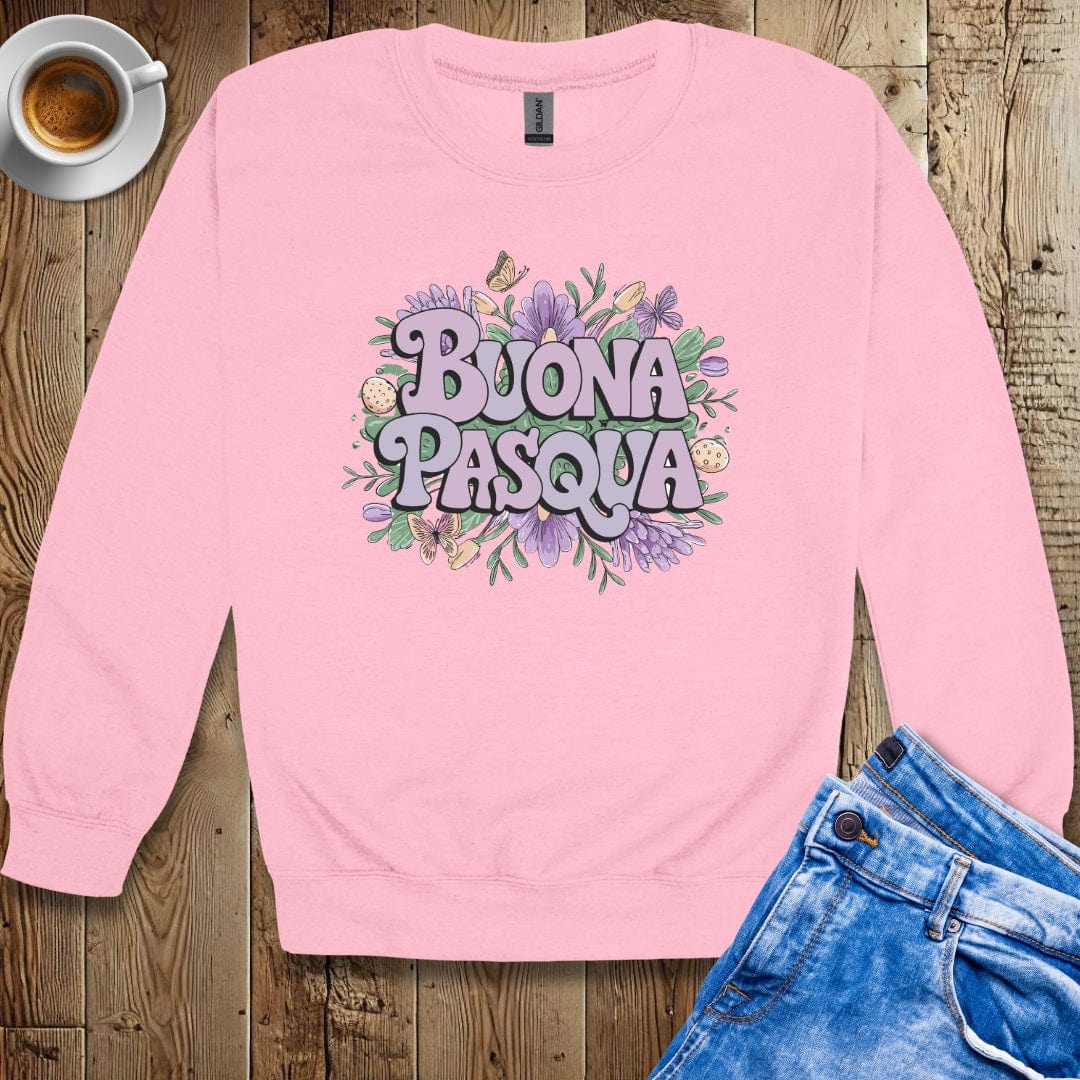 Buona Pasqua Easter Flowers Sweatshirt