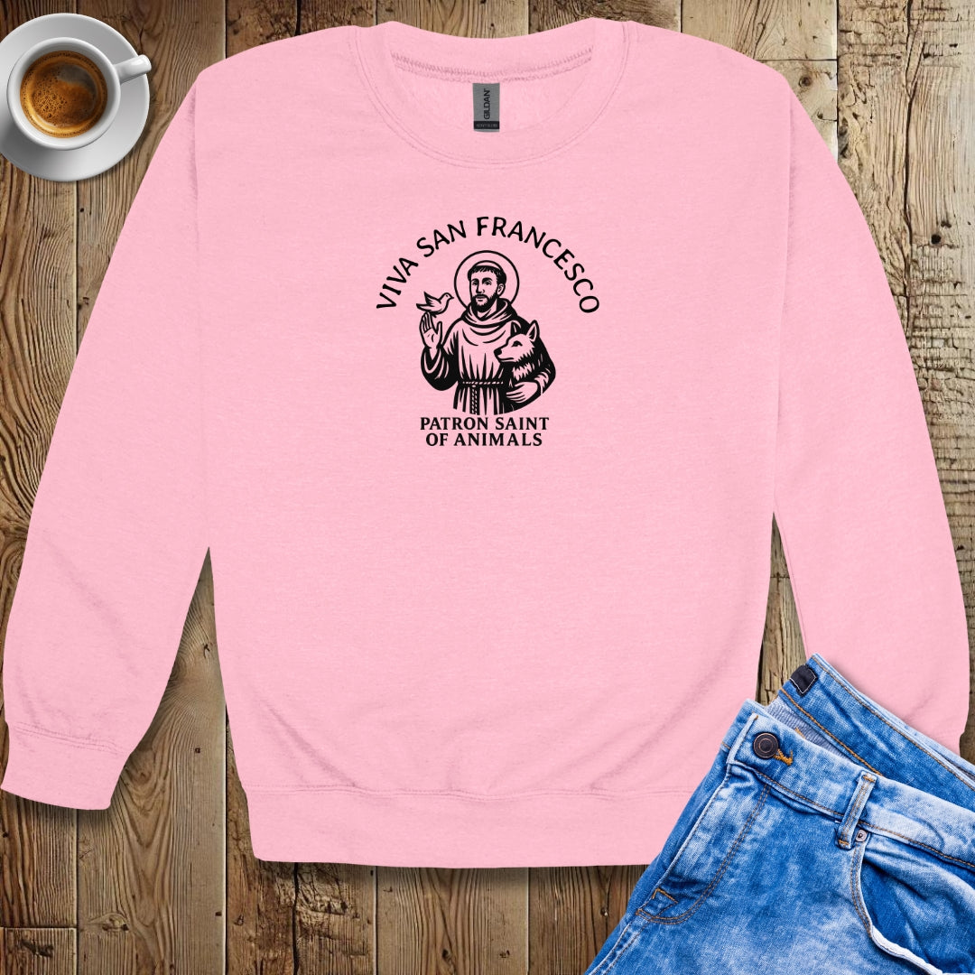 Viva San Francesco St Francis Sweatshirt