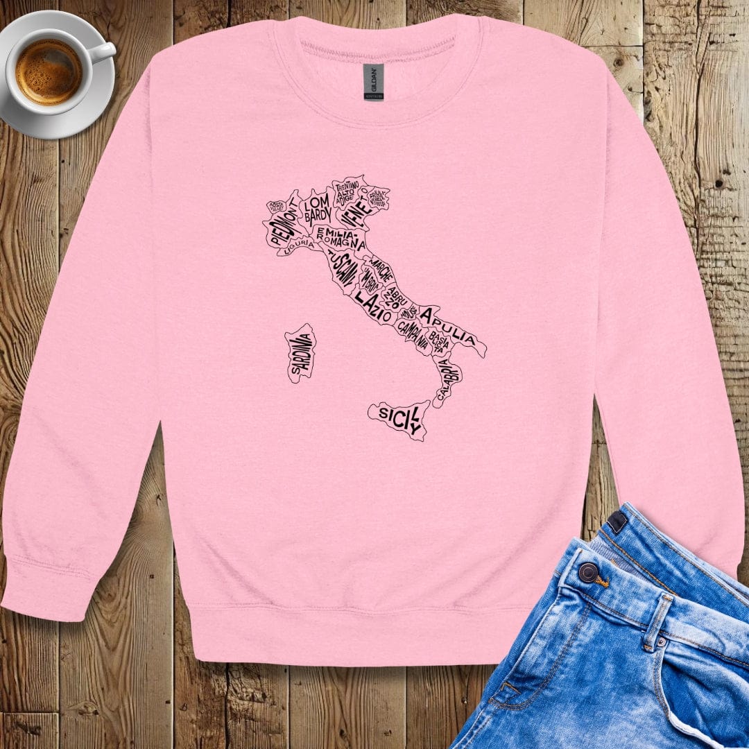 Regional Italian Map Sweatshirt