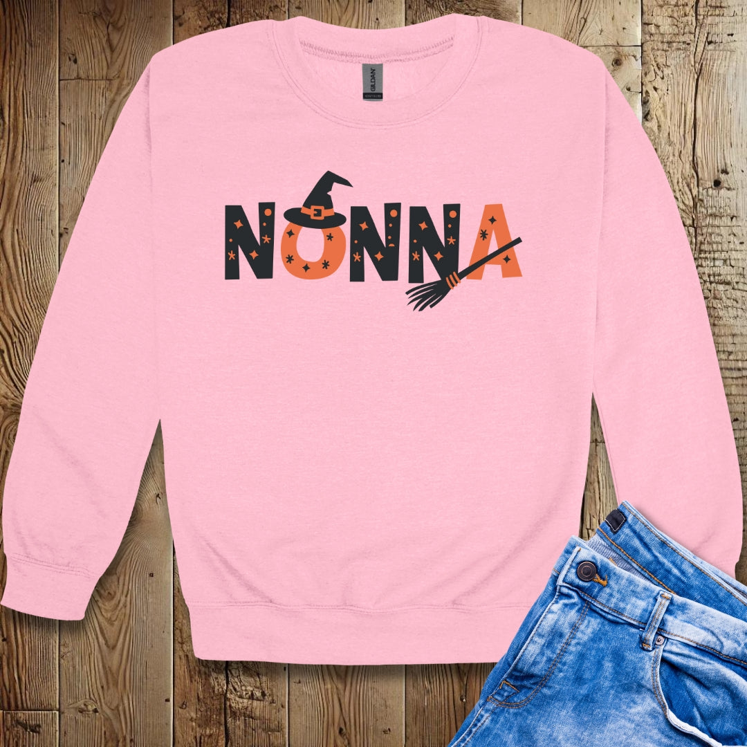 Nonna Witch Halloween Sweatshirt