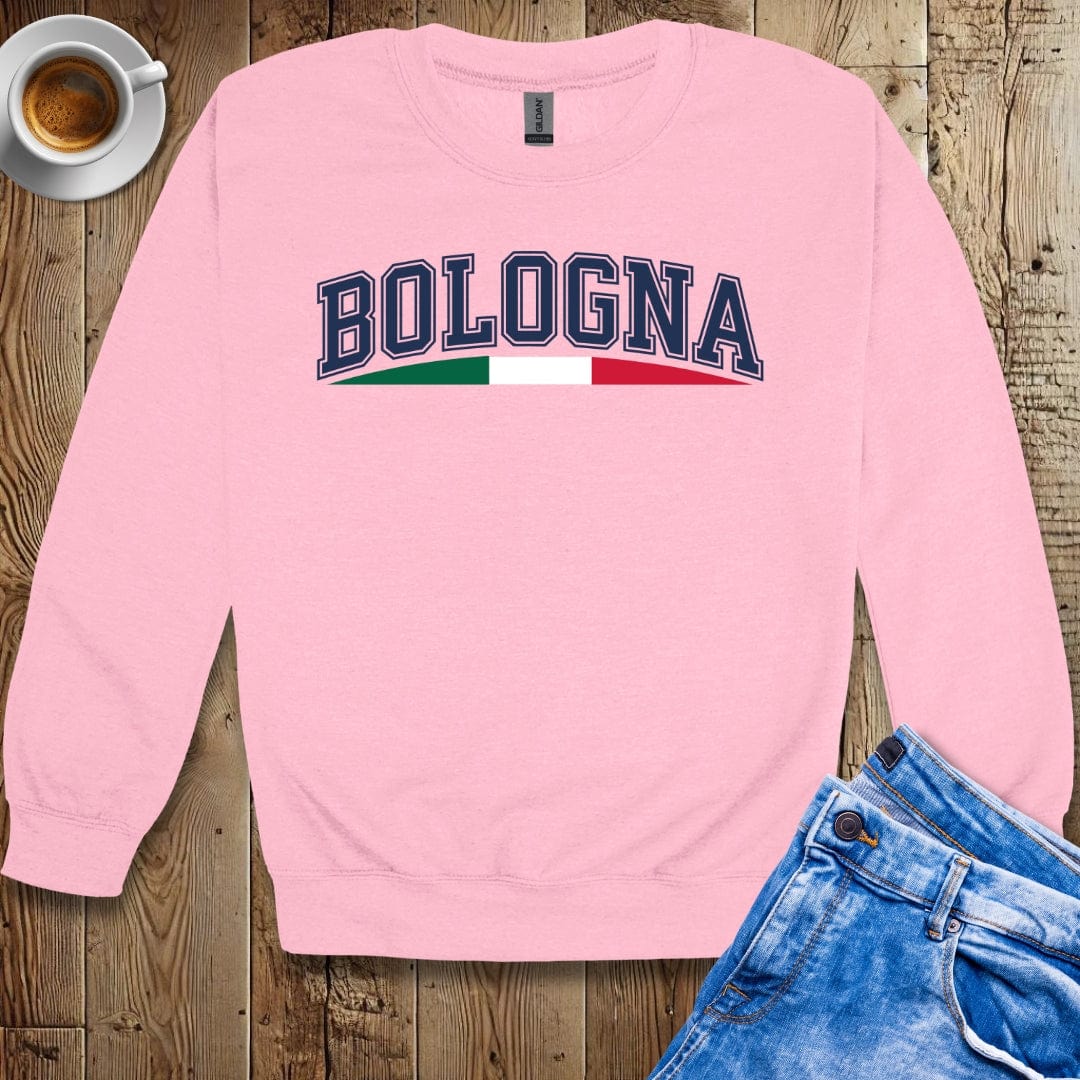 Varsity Style Bologna Crew Neck Sweatshirt