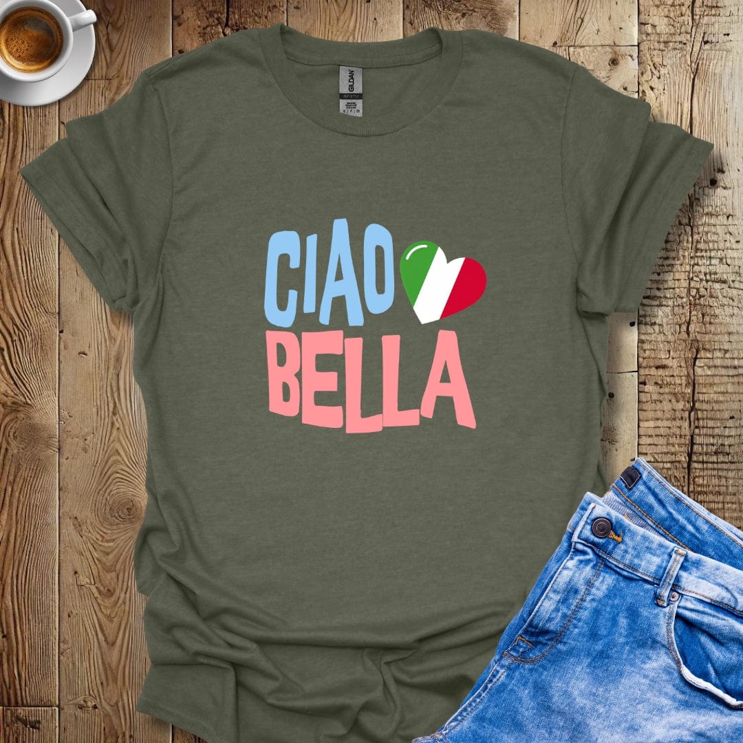 Cute Ciao Bella Italian Pride T-shirt