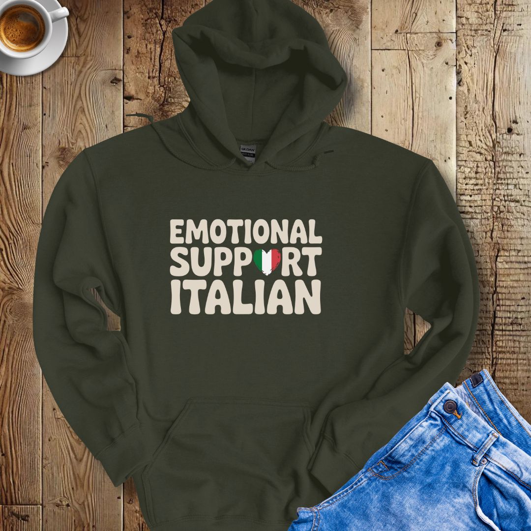 Emotional Support Italian Hoodie Sweatshirt