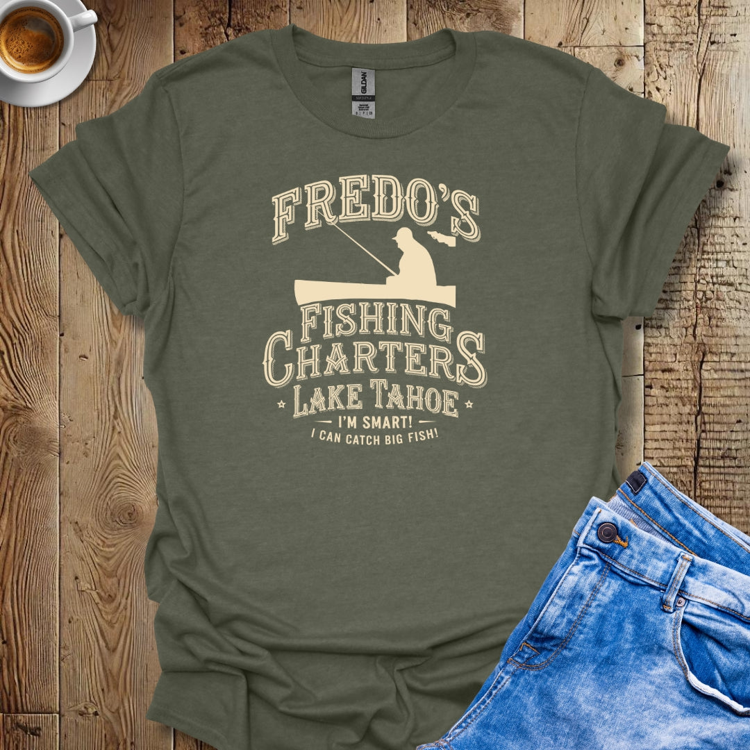 Fredo's Fishing Charters Godfather Parody T-shirt