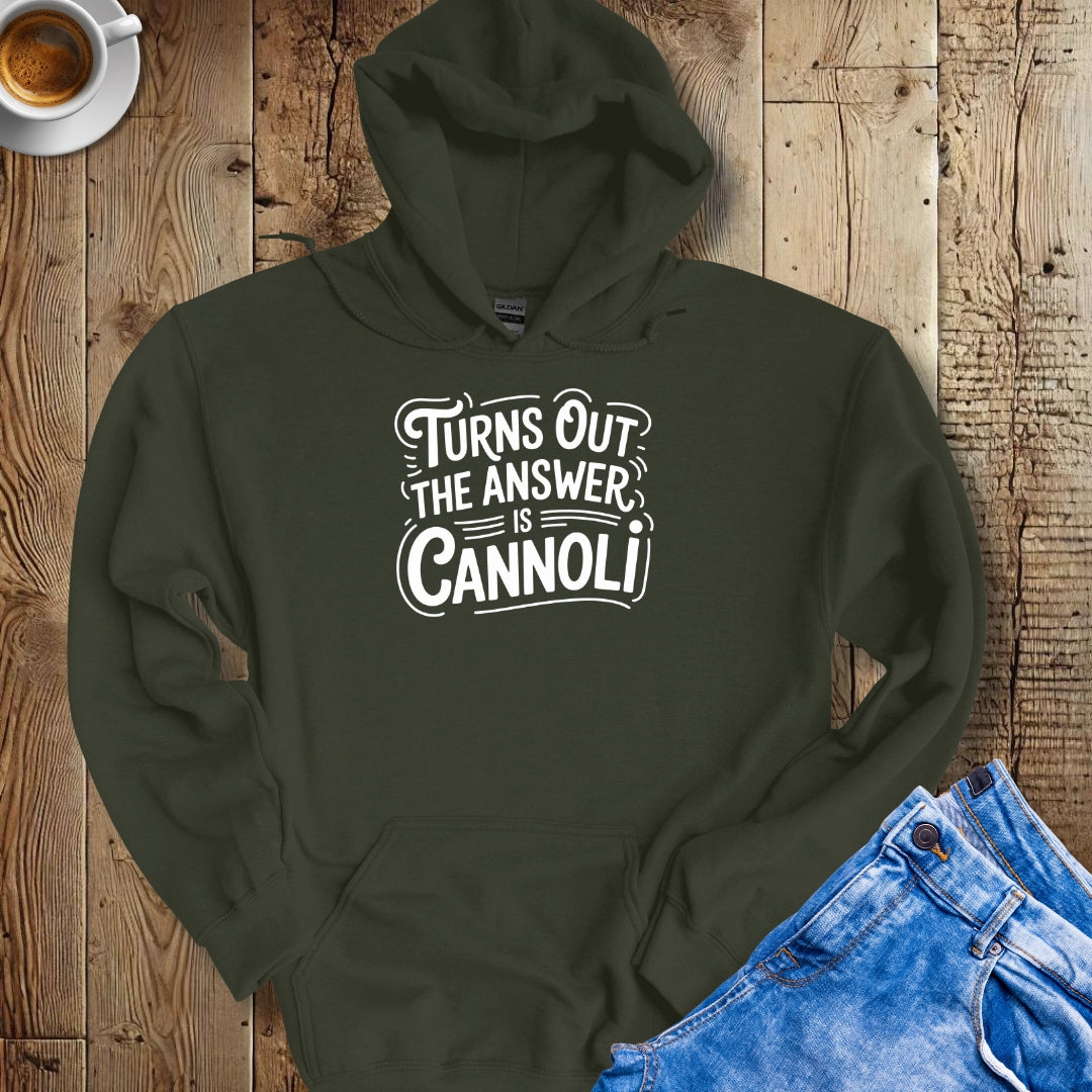 The Answer is Cannoli Hoodie Sweatshirt