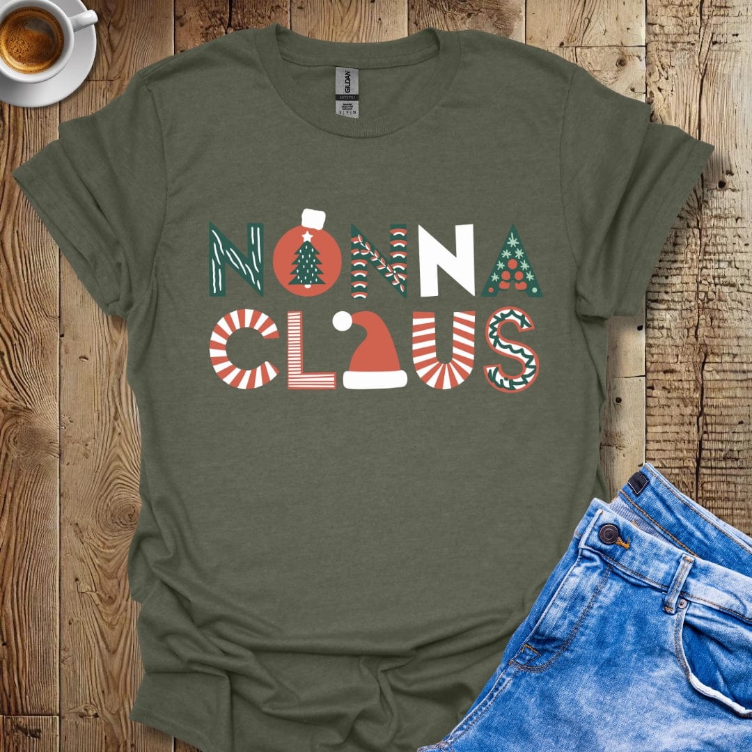Nonna Claus Italian Christmas T-shirt