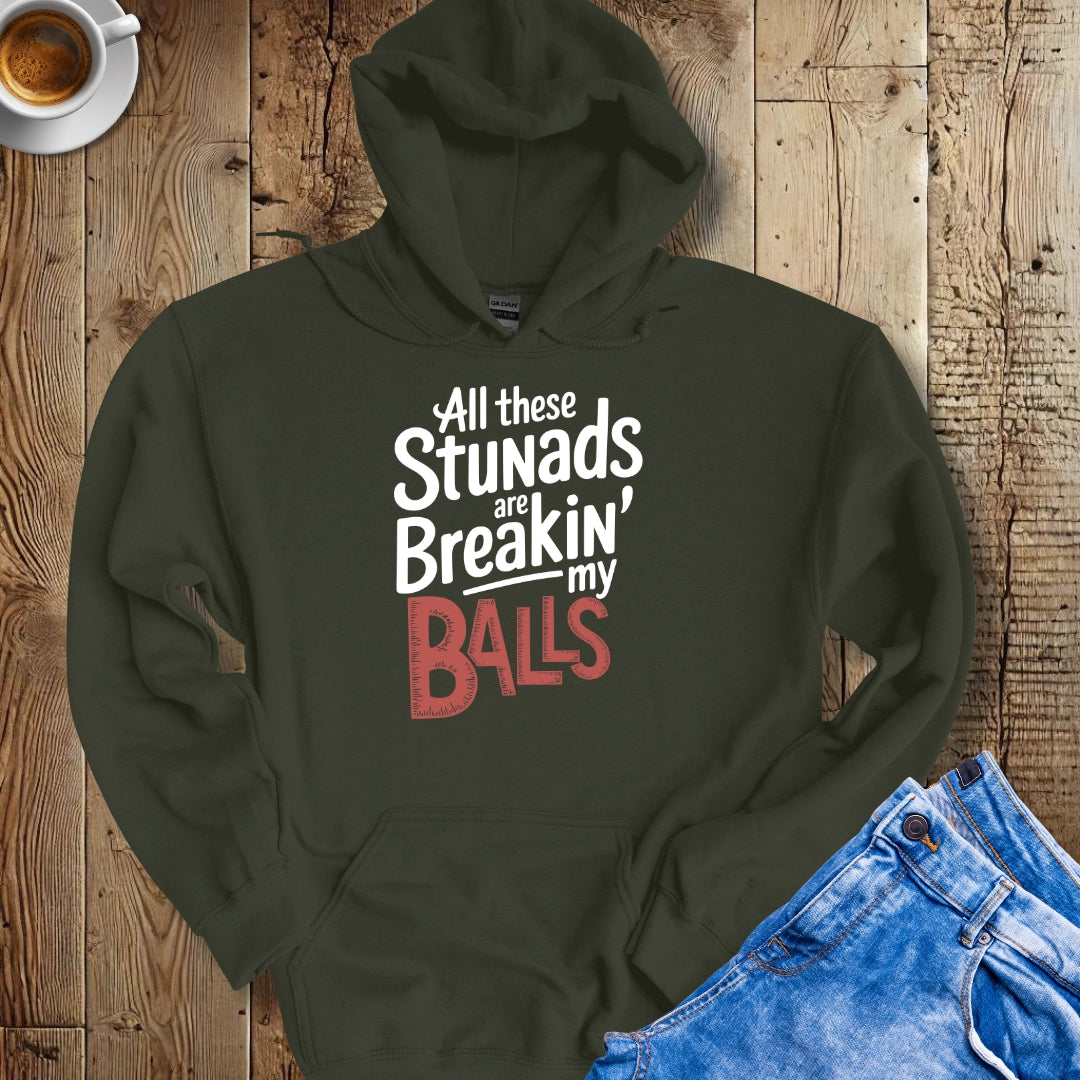 Stunads Breaking My Balls Hoodie Sweatshirt