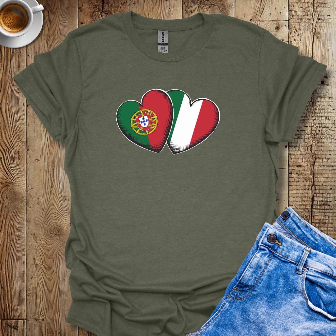 Half Italian Half Portuguese T-shirt