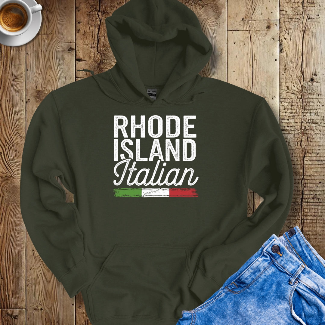 Rhode Island Italian Hoodie Sweatshirt
