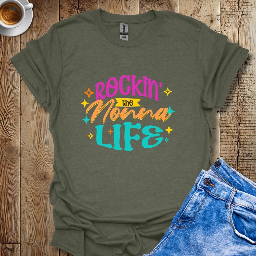 Cute Rockin' the Nonna Life Italian Pride T-shirt