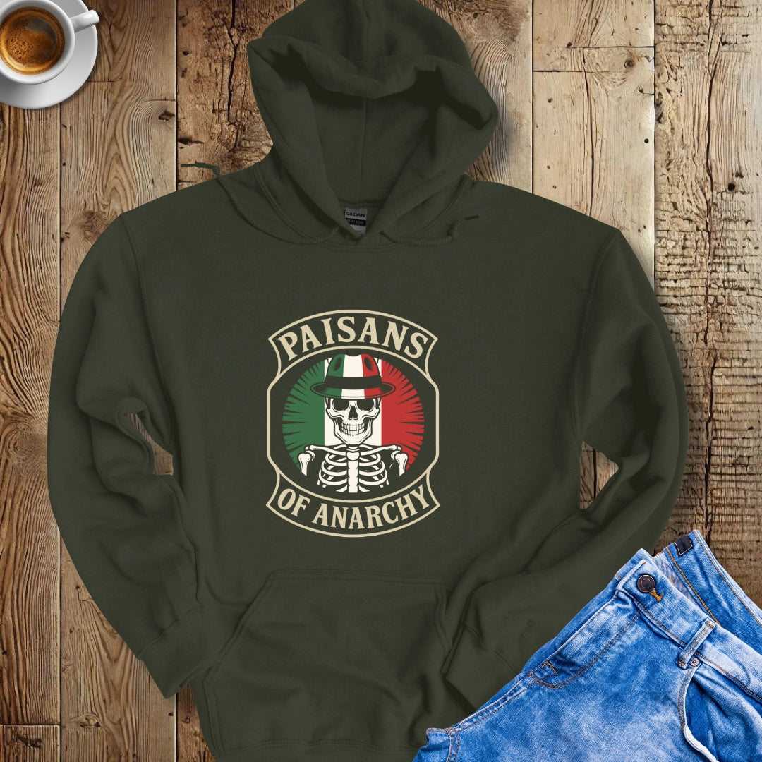 Paisans of Anarchy Hoodie Sweatshirt