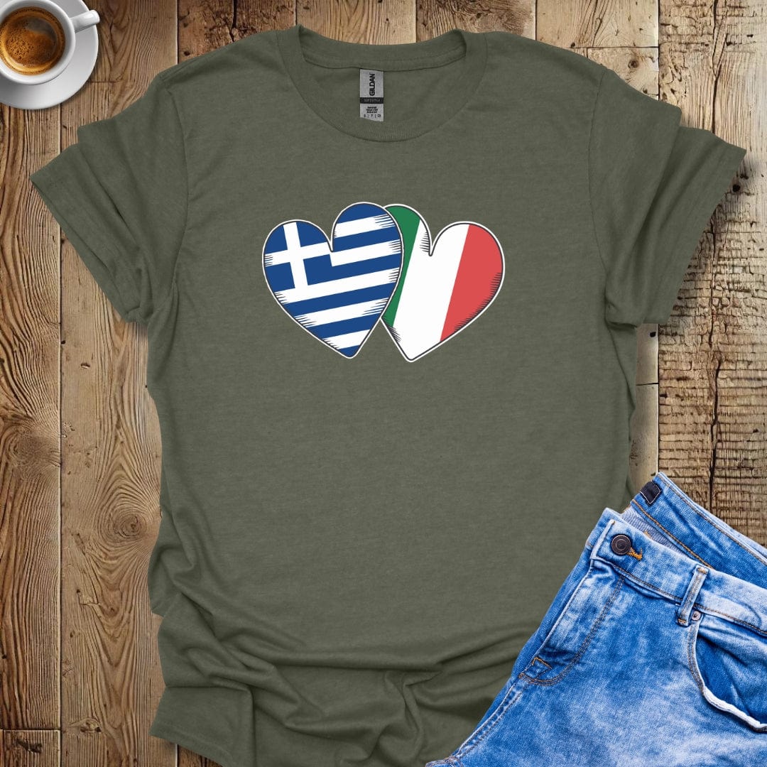 Half Italian Half Greek T-shirt
