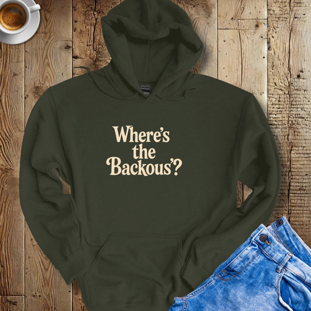 Where's the Backous Hoodie Sweatshirt