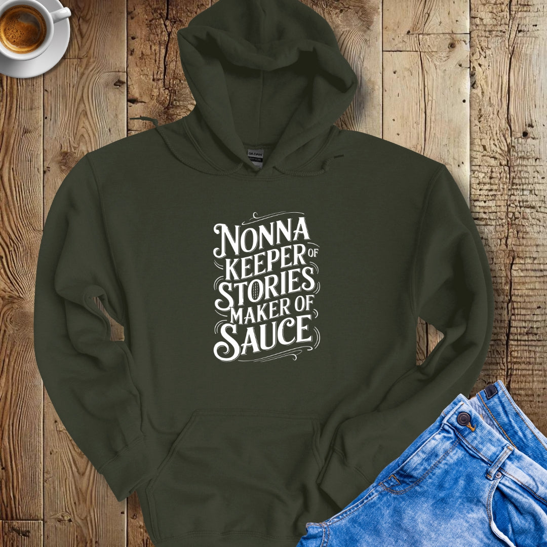 Nonna Keeper of Stories Sauce Hoodie Sweatshirt