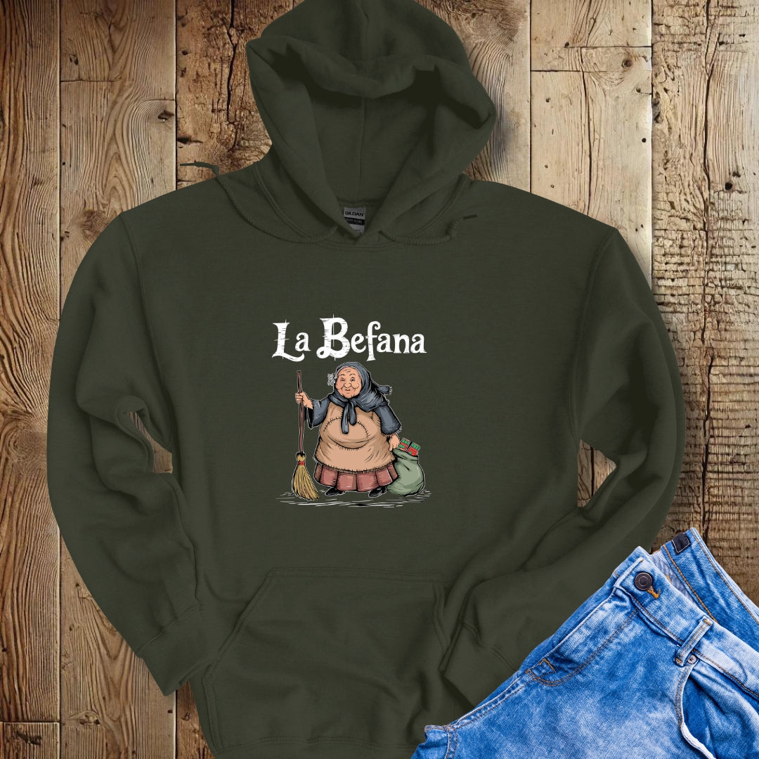 La Befana Christmas Hoodie Sweatshirt