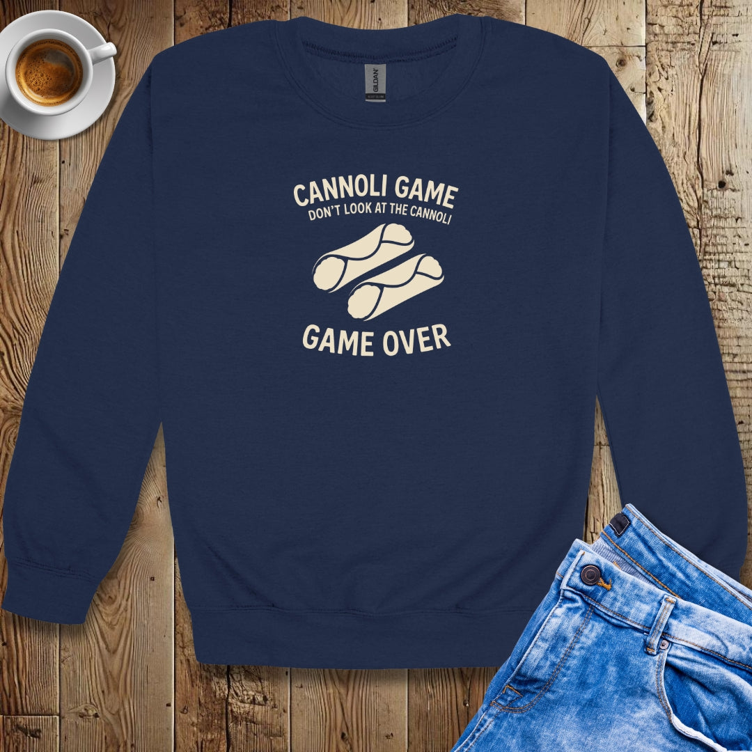 Cannoli Game Crew Neck Sweatshirt