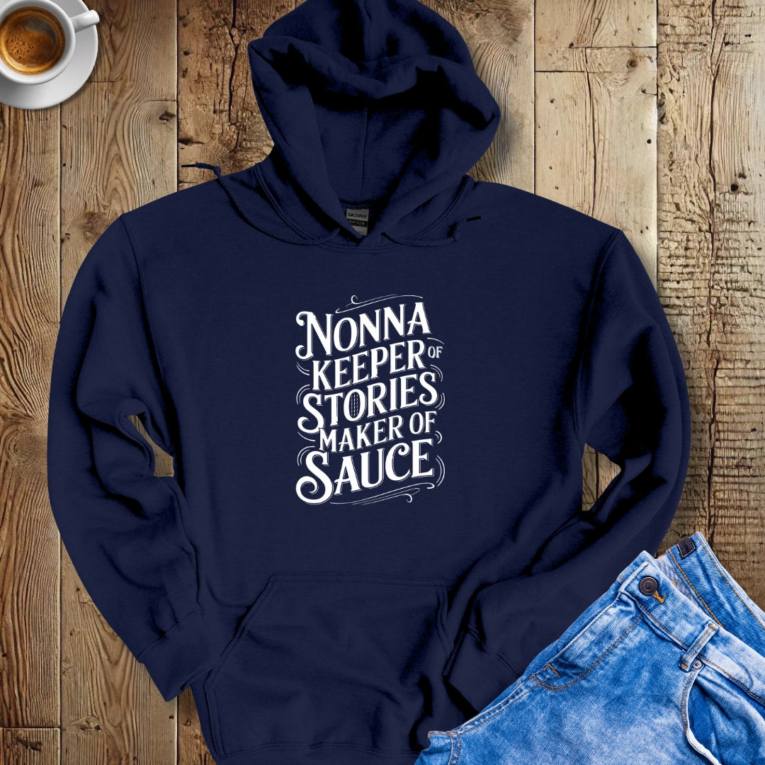Nonna Keeper of Stories Sauce Hoodie Sweatshirt
