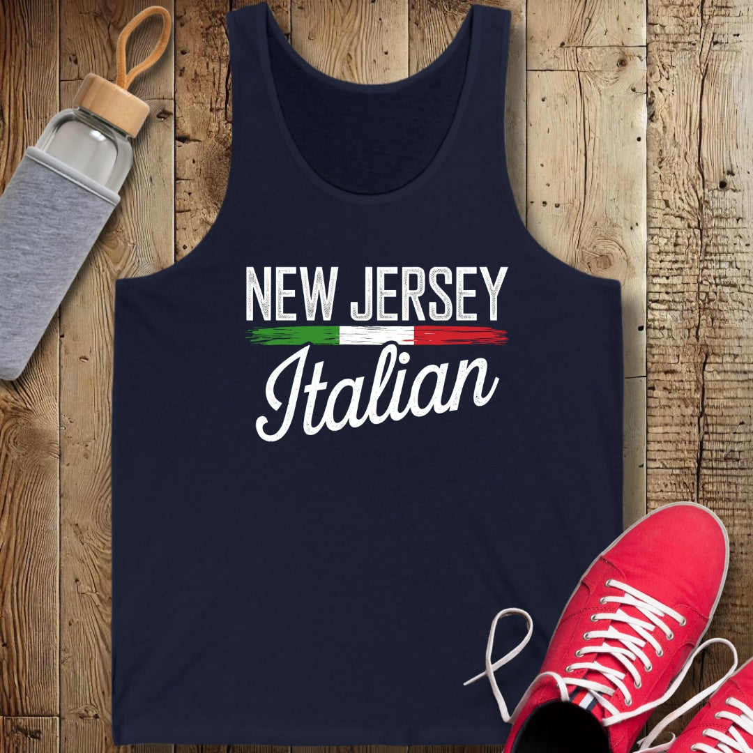 New Jersey Italian Unisex Jersey Tank