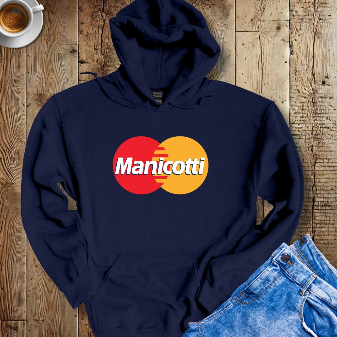 Manicotti Mastercard Logo Hoodie Sweatshirt