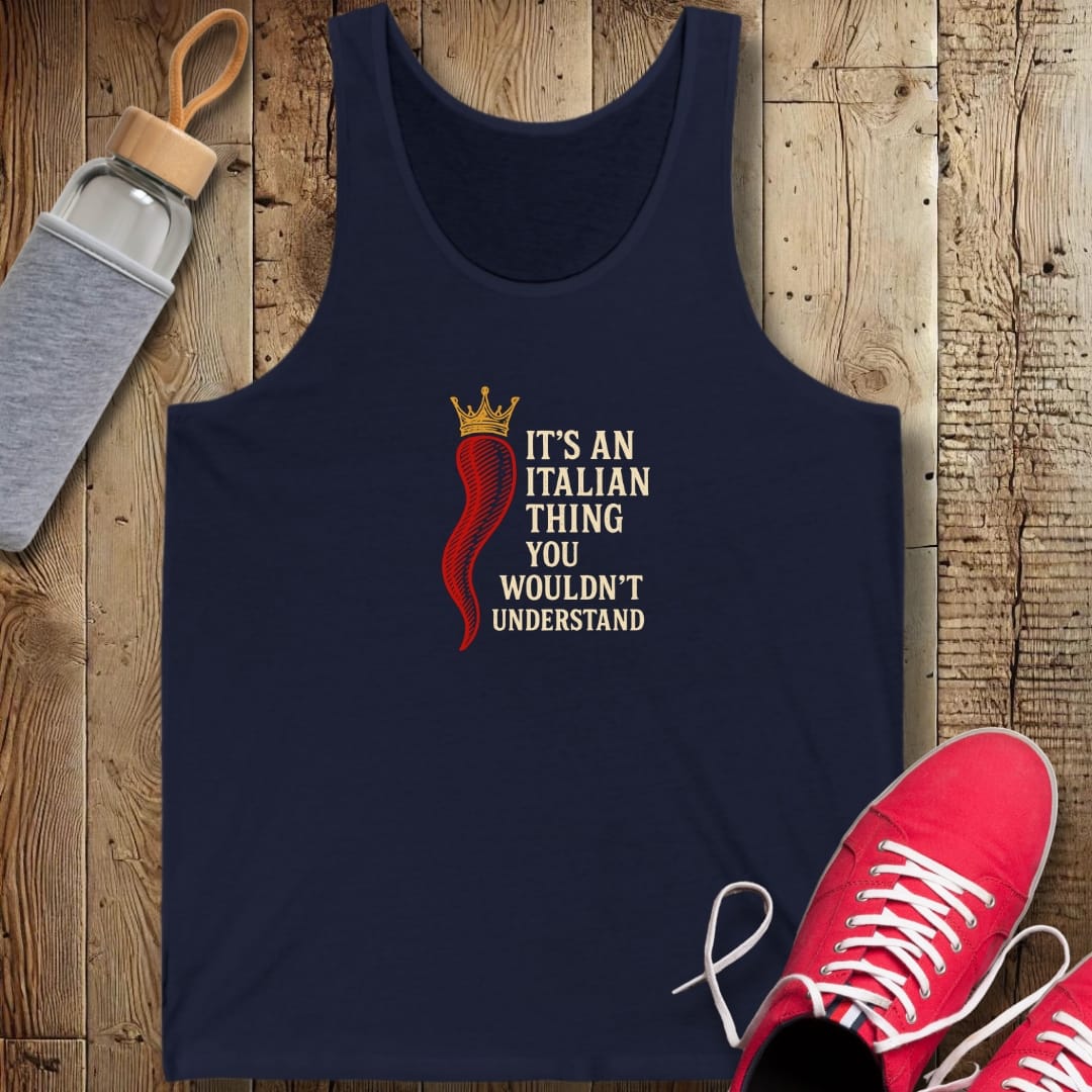 Italian Thing Cornicello Malocchio Unisex Jersey Tank