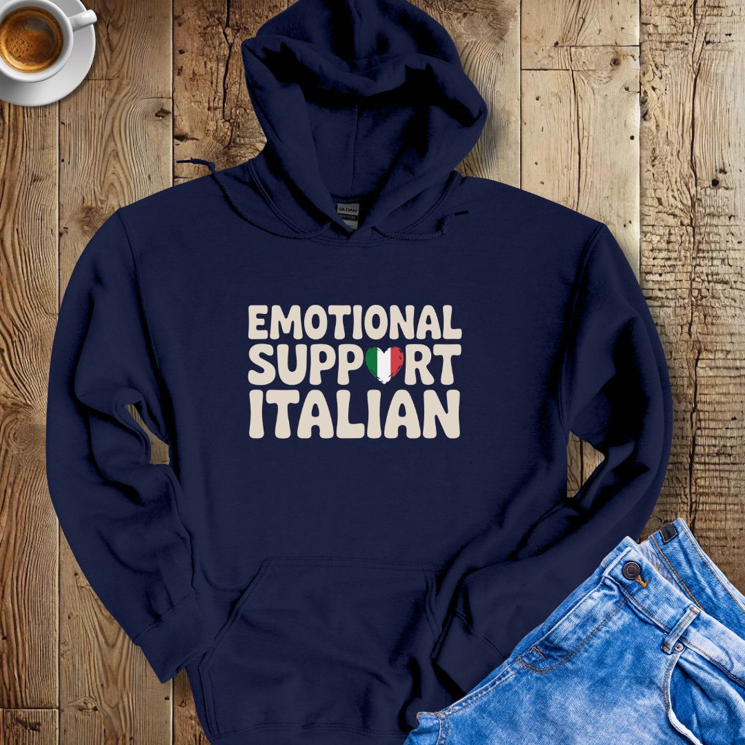 Emotional Support Italian Hoodie Sweatshirt