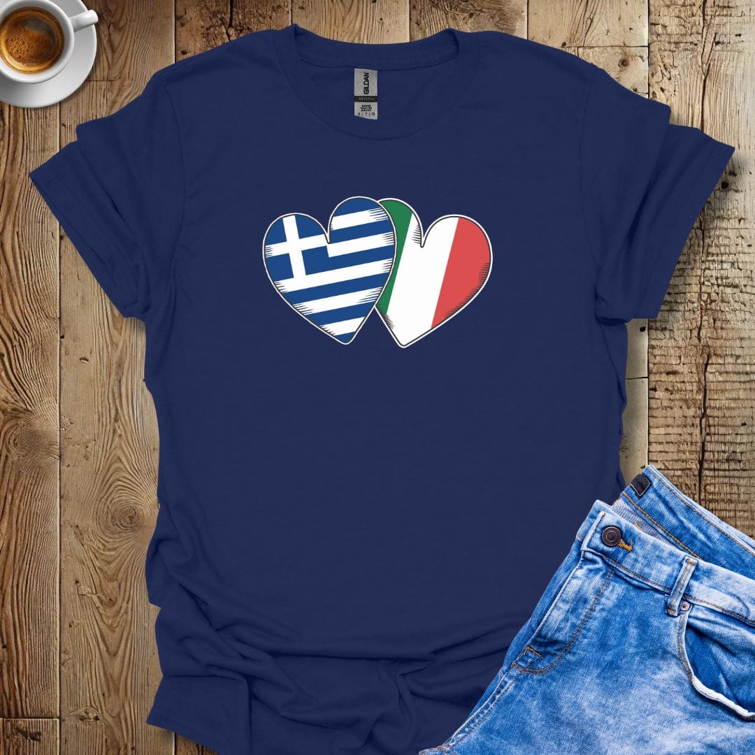 Half Italian Half Greek T-shirt