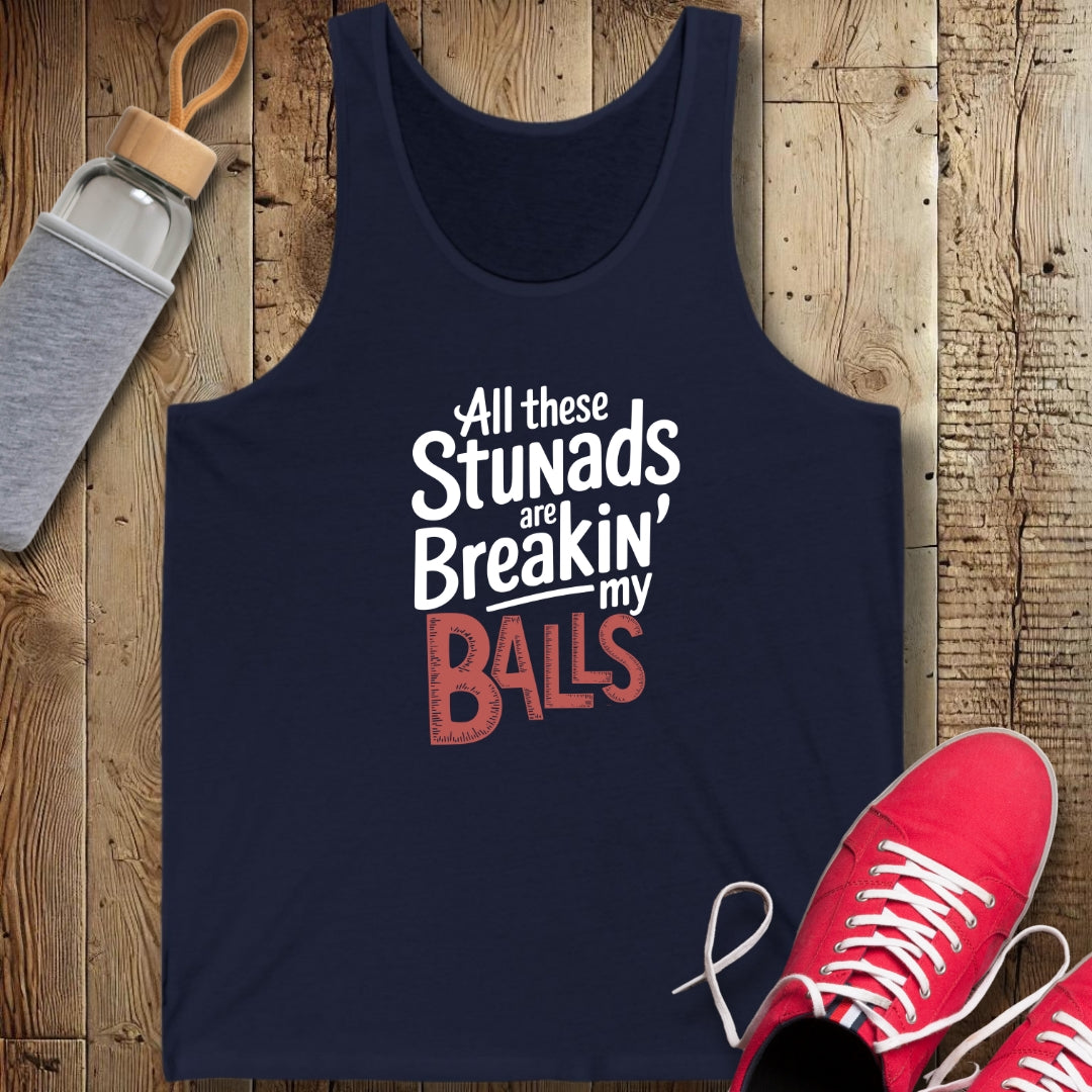 All These Stunads Breakin Balls Unisex Jersey Tank