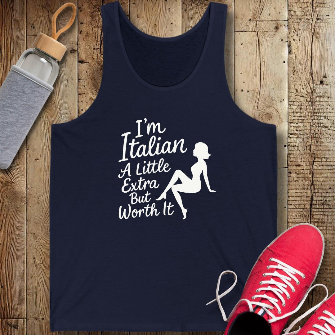 I'm Italian Woman Worth It Unisex Jersey Tank