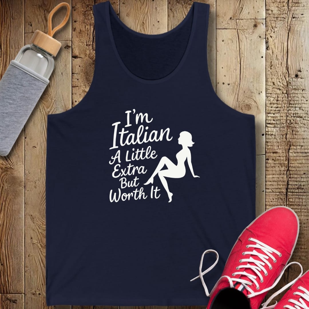 I'm Italian Woman Worth It Unisex Jersey Tank